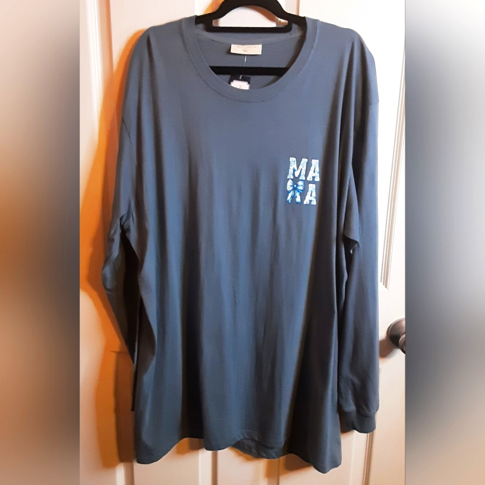 NWT Ladies Simply Southern L/S MAMA T-shirt